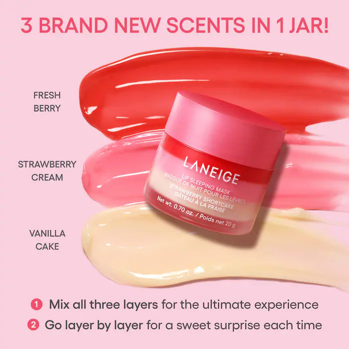 LANEIGE 
Berry Sweet Lip Treatment Minis Trio Set