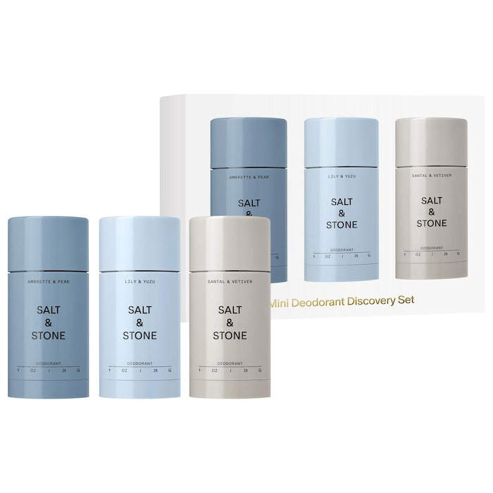 Salt & Stone 
Mini Deodorant Discovery Gift Set