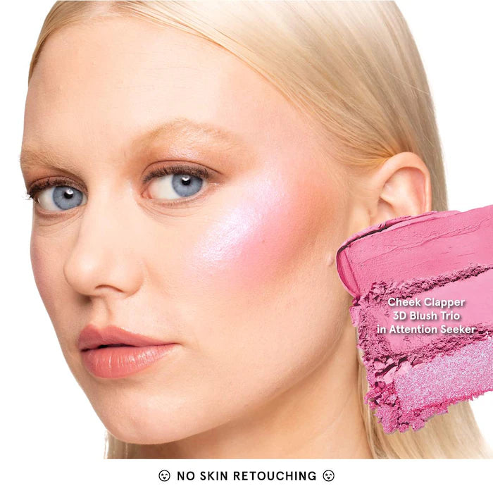 ONE/SIZE  Cheek Clapper 3D Blush Trio Palette