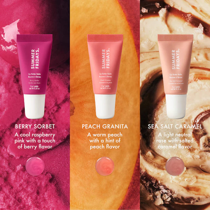Summer Fridays  The Sweet Summer Minis Lip Butter Balm Trio Set