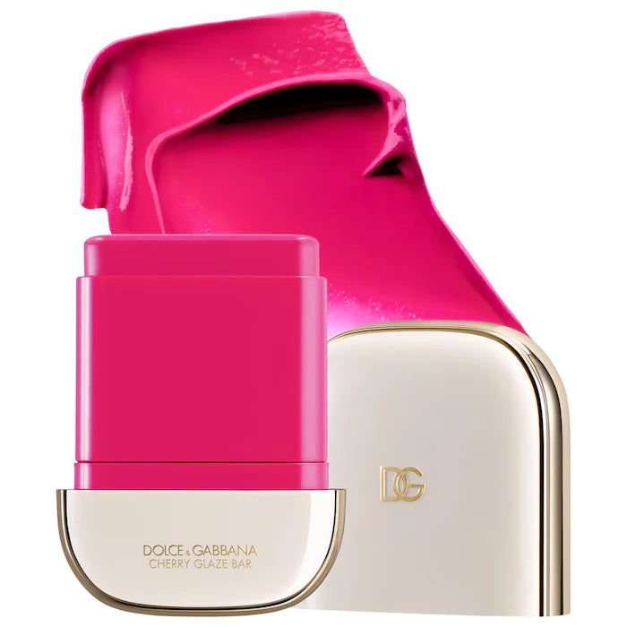 Dolce&Gabbana  Cherry Glaze Bar 24H Lasting Glow & Waterproof Cream Blush Stick with Vegan Collagen