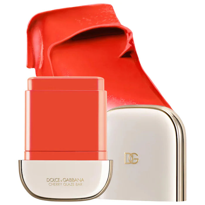 Dolce&Gabbana  Cherry Glaze Bar 24H Lasting Glow & Waterproof Cream Blush Stick with Vegan Collagen