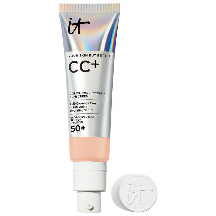 IT Cosmetics  CC+ Cream Full Coverage Color Correcting Foundation with SPF 50+