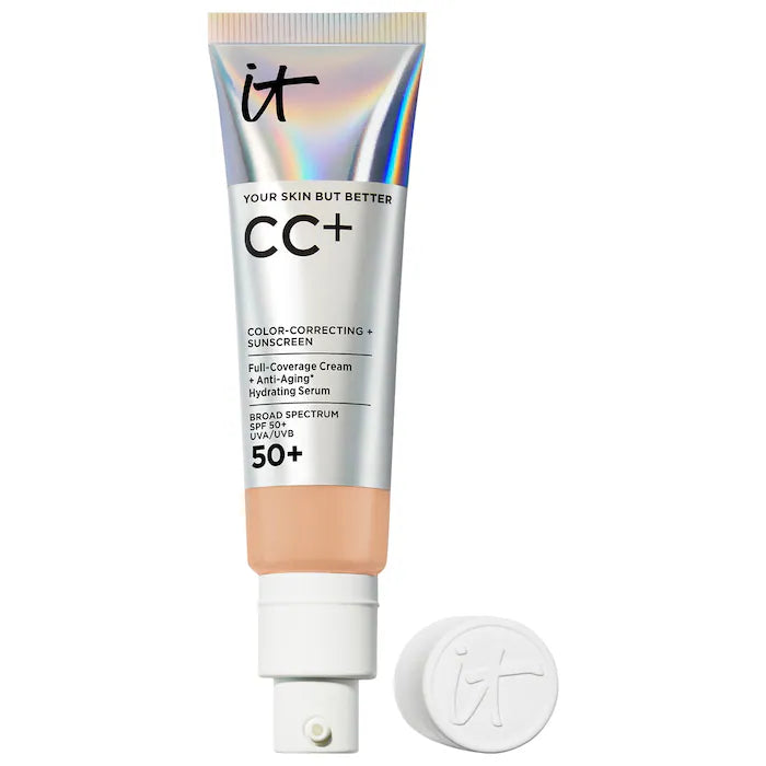 IT Cosmetics  CC+ Cream Full Coverage Color Correcting Foundation with SPF 50+