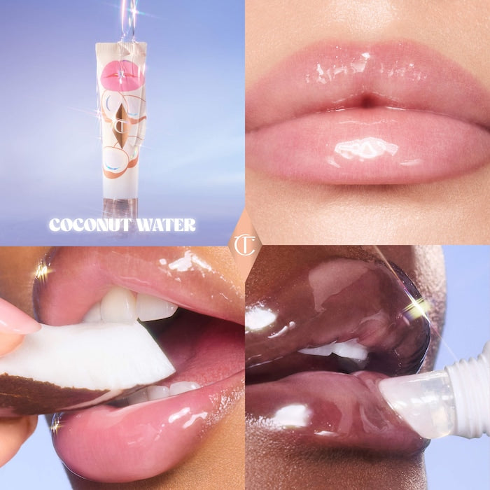CHARLOTTE TILBURY Unreal Lips Healthy Glow Nectar Nourishing Lip Oil with Hyaluronic Acid and Vitamin E