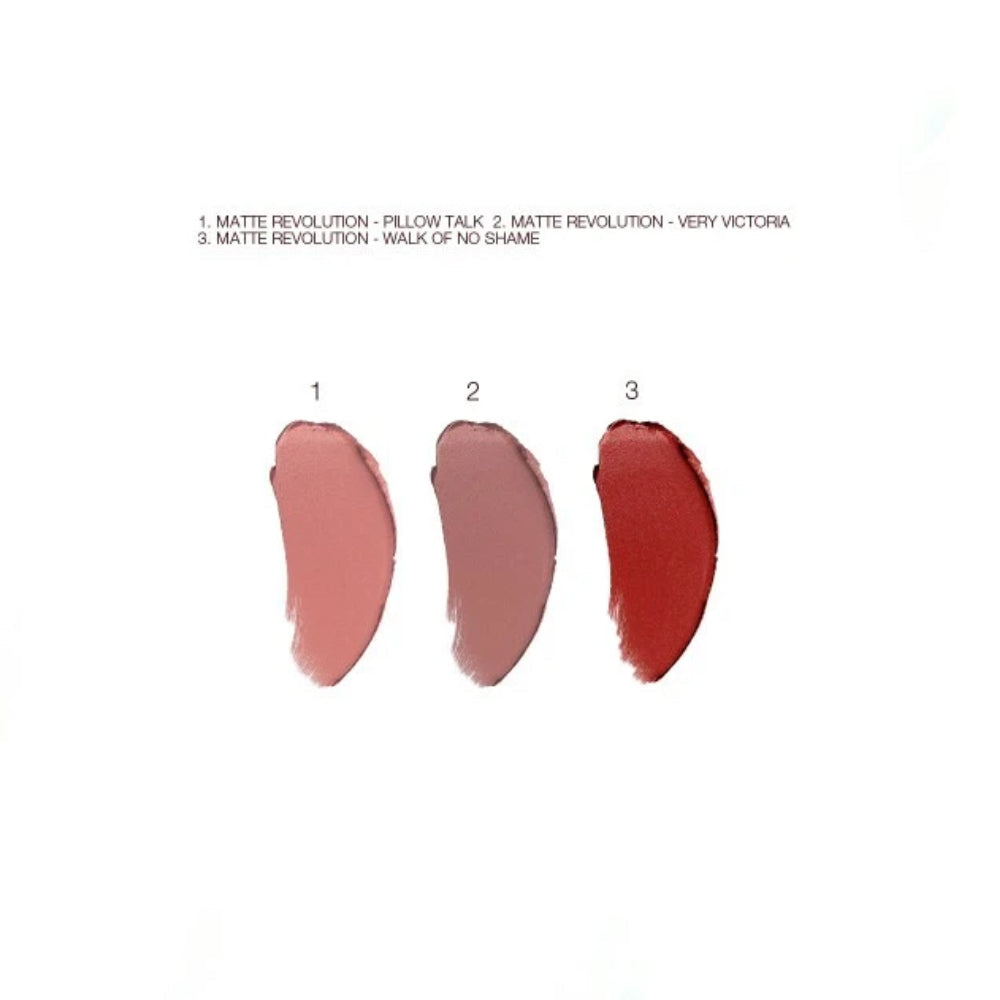 CHARLOTTE TILBURY Iconic Mini Lip Wardrobe Mini Lipstick Trio