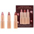 CHARLOTTE TILBURY Iconic Mini Lip Wardrobe Mini Lipstick Trio