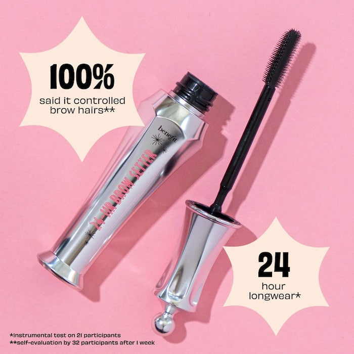 BENEFIT COSMETICS 24-HR Brow Setter Clear Brow Gel with Lamination Effect