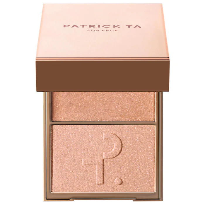 PATRICK TA  Major Glow Creme & Powder Light Reflecting Translucent Highlighter Duo