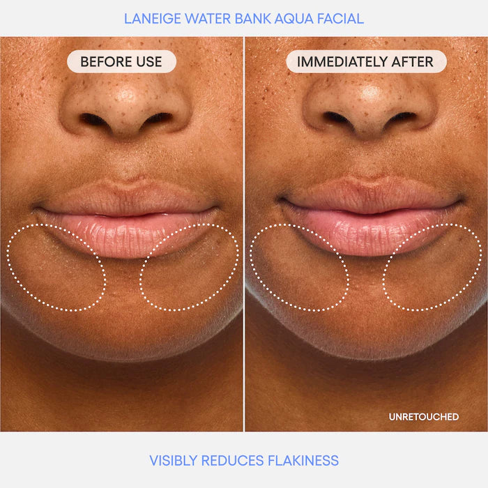 LANEIGE  Water Bank Aqua Facial Serum BHA + AHA - Gently Exfoliate, Hydrate & Glow