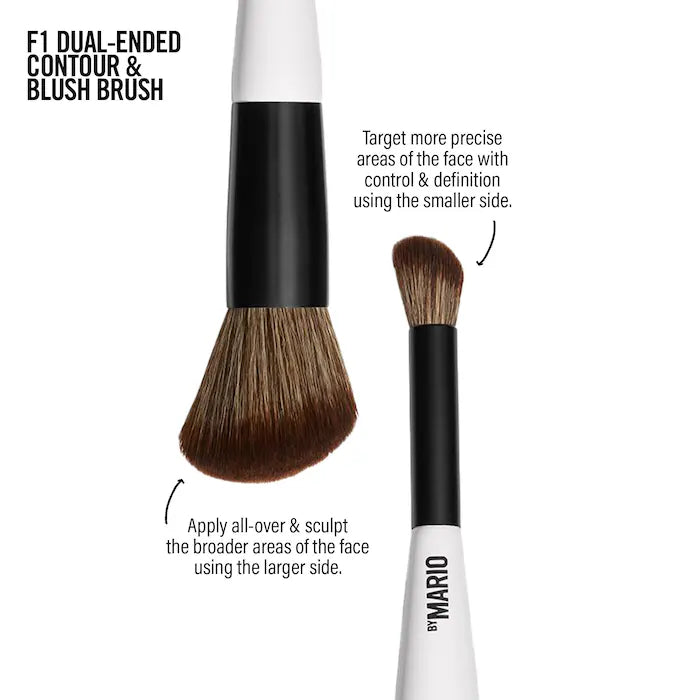 MAKEUP BY MARIO  F1 Dual-Ended Contour and Blush Brush