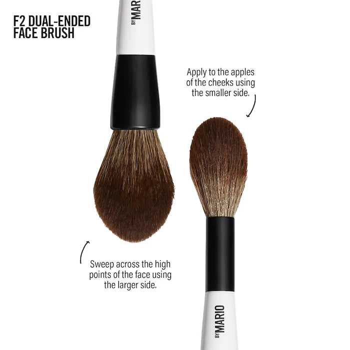MAKEUP BY MARIO  F2 Dual-Ended Powder Brush