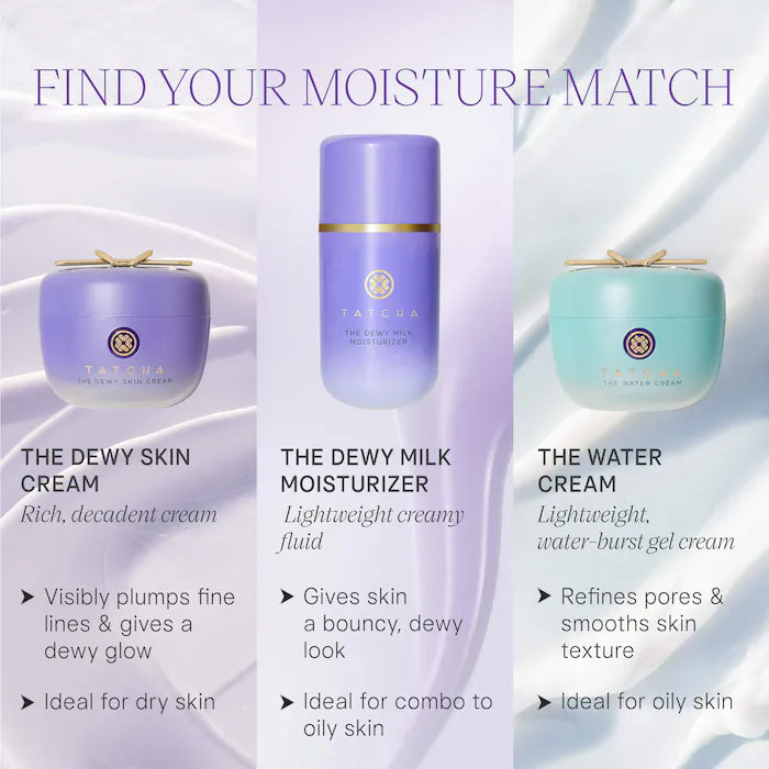 Tatcha  The Dewy Skin Cream Plumping & Hydrating Refillable Moisturizer