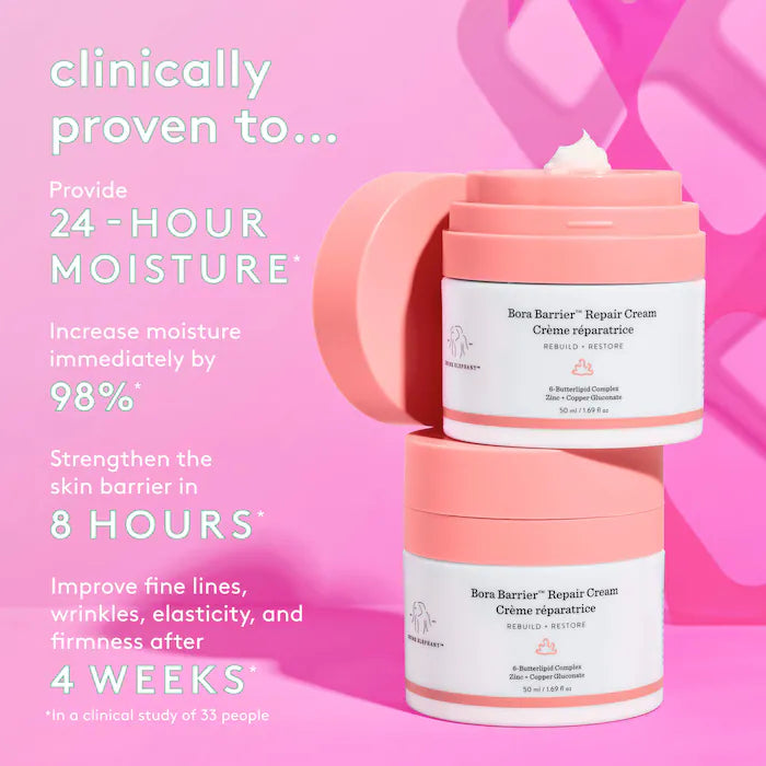 Drunk Elephant  Bora Barrier Rich Repair Refillable Cream with 6-Butterlipid Complex 50 ml