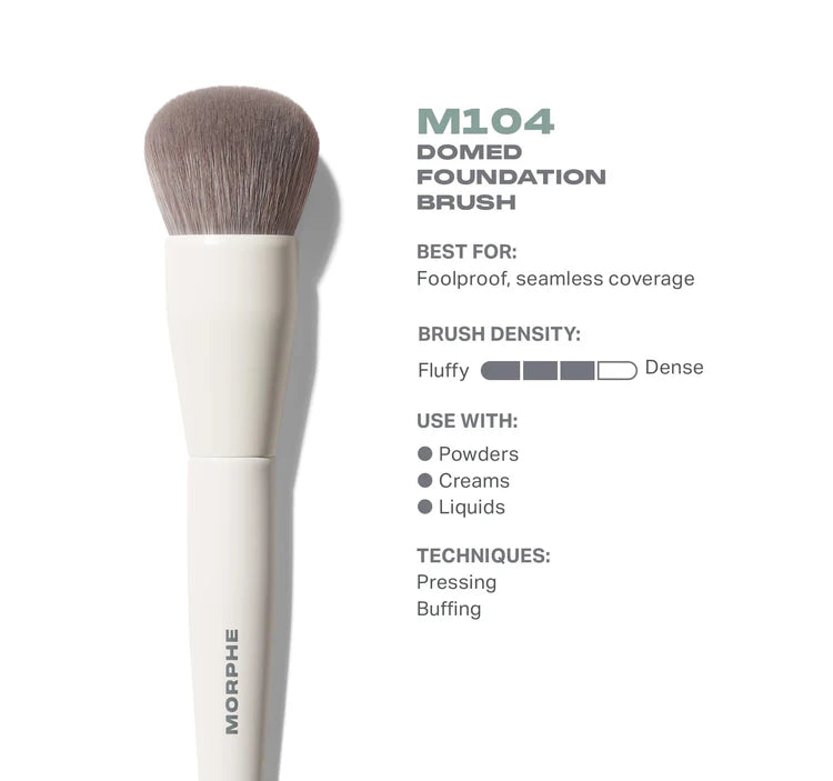 Morphe   Buttery Blends M104 Domed Foundation Brush